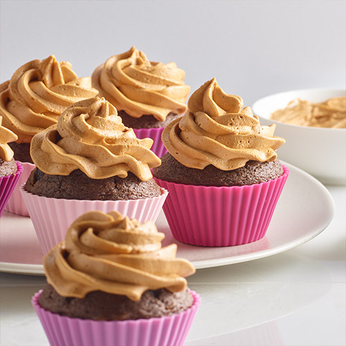 SKIPPY® Fluffy Chocolate Peanut Butter Cupcakes / Cupcake Peanut Butter Cokelat Lembut